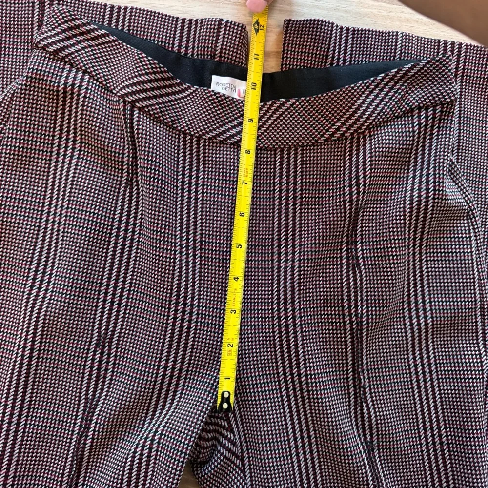 Rosetta Getty Plaid Cropped Flare Trousers - Picture 10 of 12